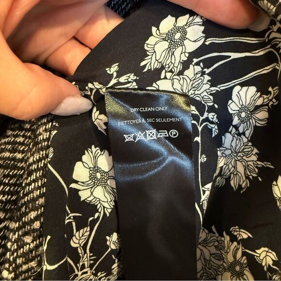 NWT Anthropologie "Femme" Bell Sleeve Wool Blend Peacoat - Women's XS - Picture 8 of 10